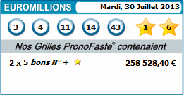 results euromillions for 30 juillet 2013
